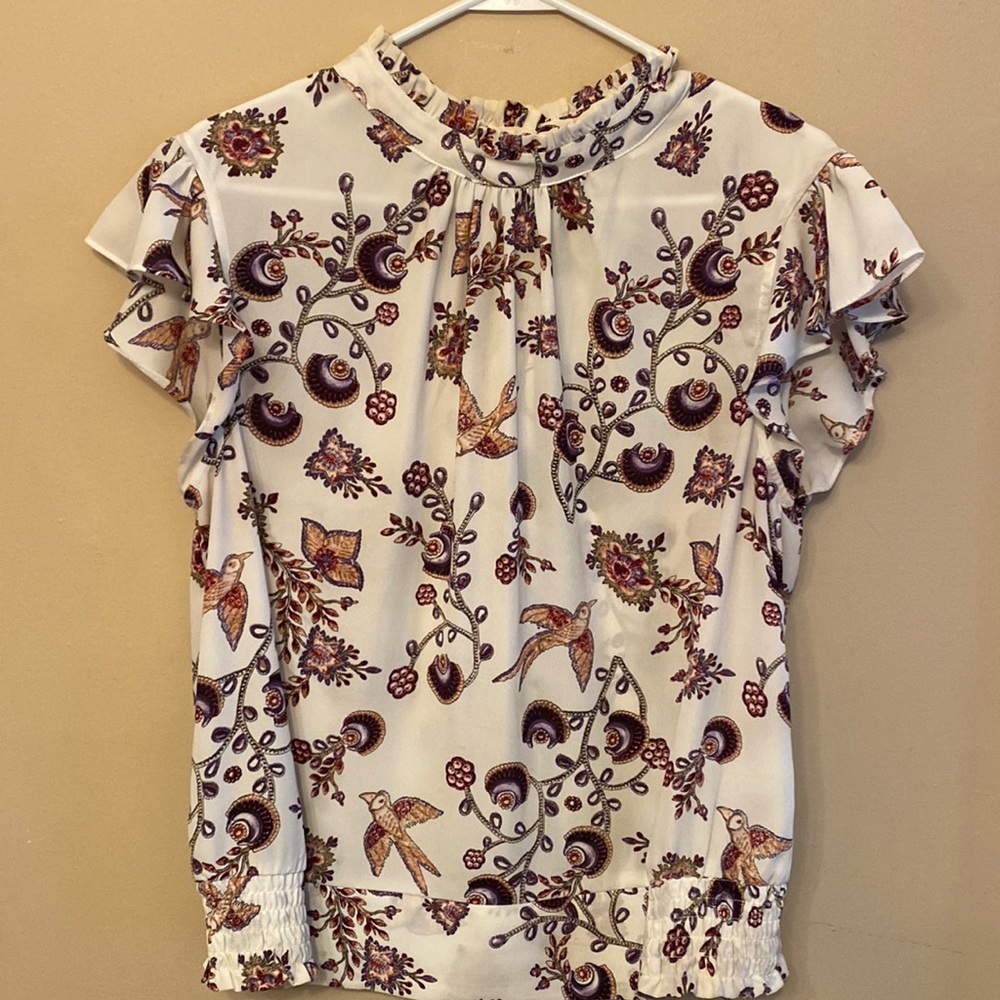 Woman’s print blouse